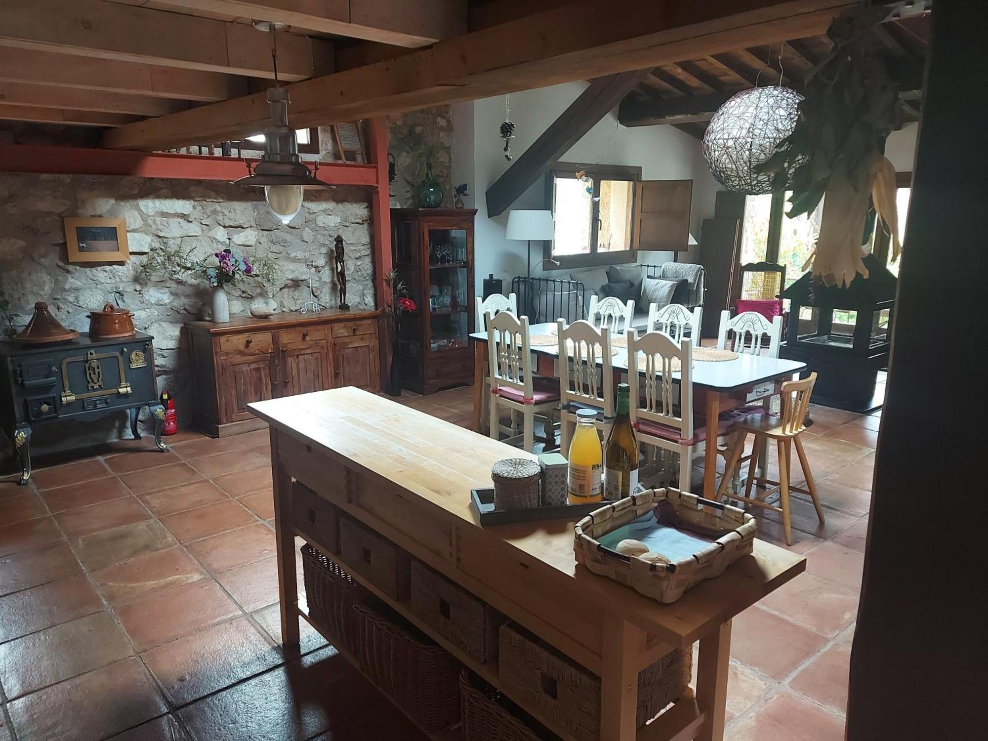 Casa Corazon De Piedra En El Rio Dulce Pension Aragosa Buitenkant foto